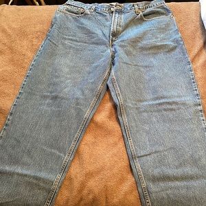 Levi’s 560 dark blue jeans. 38x30